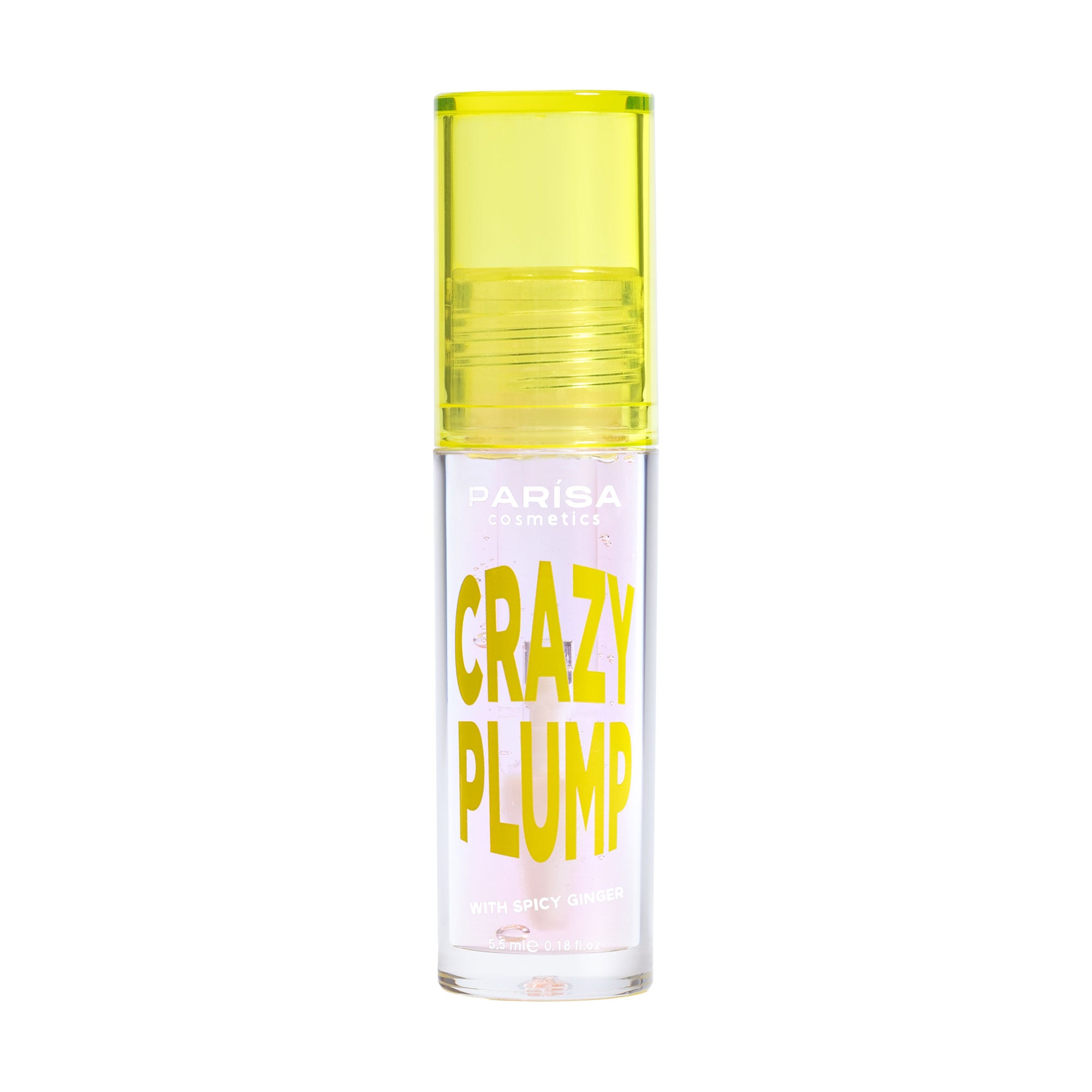 Блиск-плампер для губ Parisa Cosmetics Crazy Plump Lipgloss 101 Clear Plump, 5.5 мл