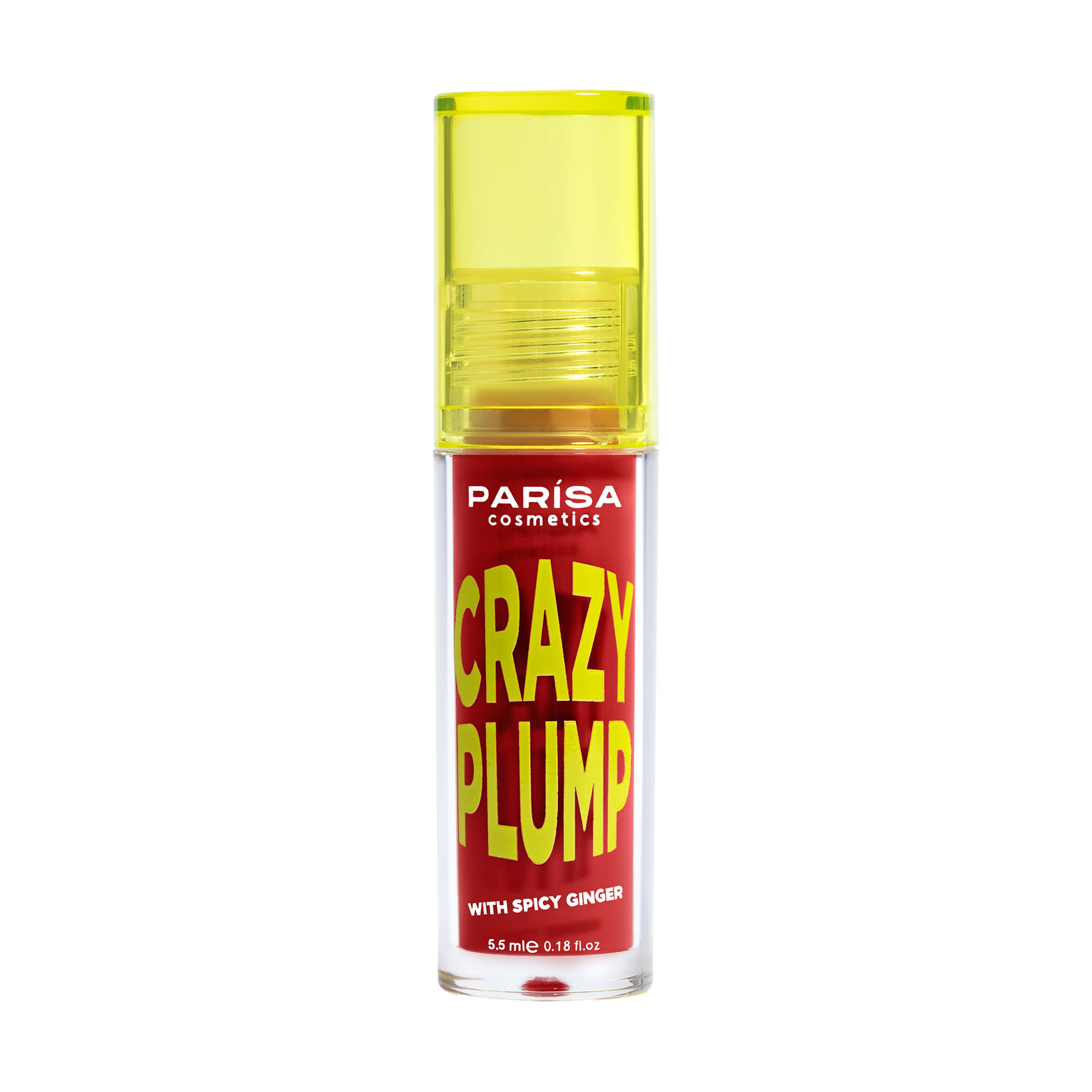 Блиск-плампер для губ Parisa Cosmetics Crazy Plump Lipgloss 106 Iconic Red, 5.5 мл